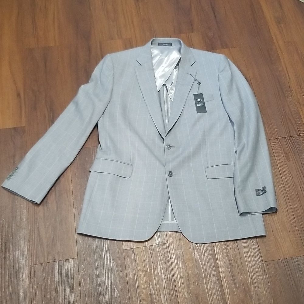 JOSEPH " Joe" ABBOUD Mens Grey patterned blazer 44 Long Brand new with tags